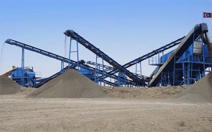 巴基斯坦时产200吨制砂生产线